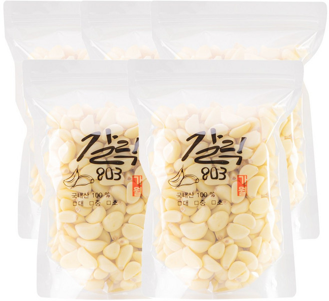 갈릭803 국내산 깐마늘 당일생산 창녕 대서마늘, 1개, 5kg(대)