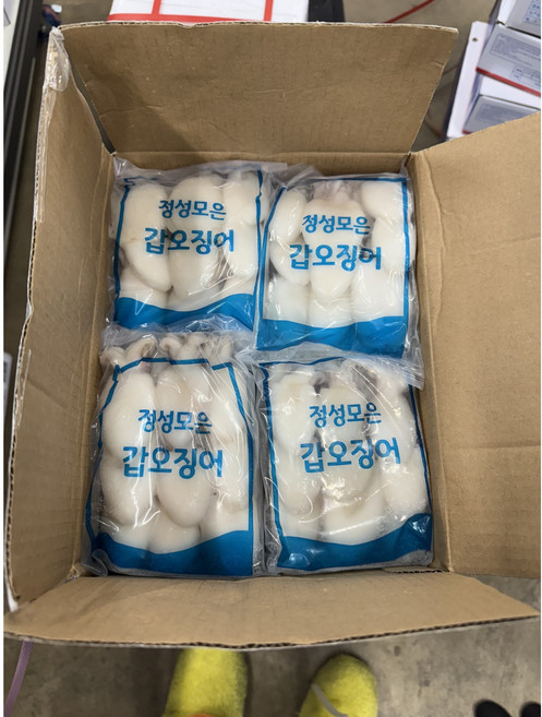 냉동 갑오징어 (20/40) 9미 200g, 2개