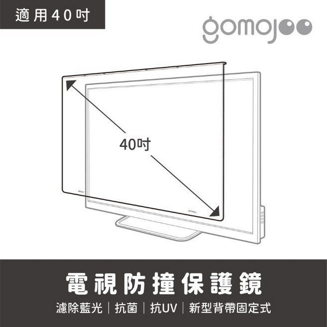 gomojoo 電視防撞保護鏡, 1個