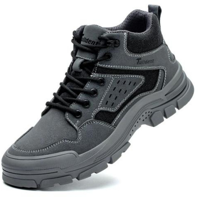 안전화 작업 운동화 강철 발가락 신발 남성 안전 펑크 방지 부츠 패션 불멸의 보안