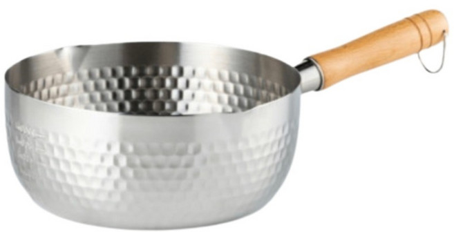 리빙스테이션 인덕션 430 스텐 라면냄비 편수냄비 이유식 한손냄비, 1개, 실버, 18cm