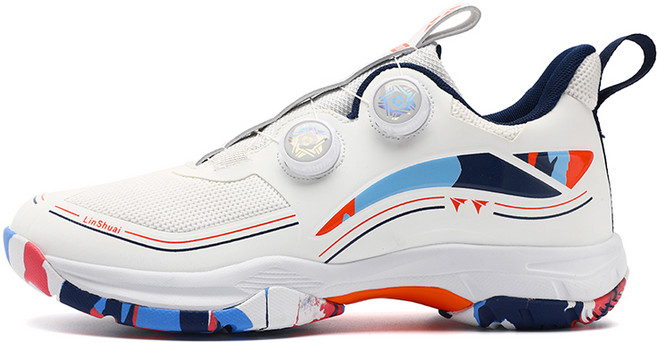 새로운 배드민턴 신발 챔피언 추천 운동화 충격 완화 비틀림 방지 더블 회전 버클 청소년 운동화 남자 신발