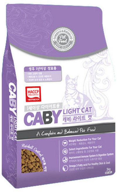 캐비 라이트캣 3kg, 다이어트 3kg_(0692a), 1개
