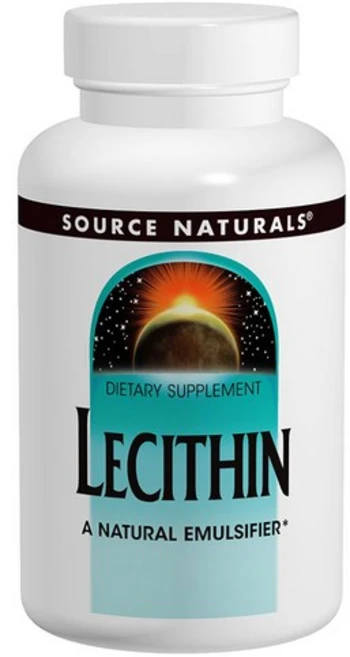 소스내츄럴스 레시틴 1200mg 소프트젤 글루텐 프리 무설탕, 1개, 200정 - 쿠팡