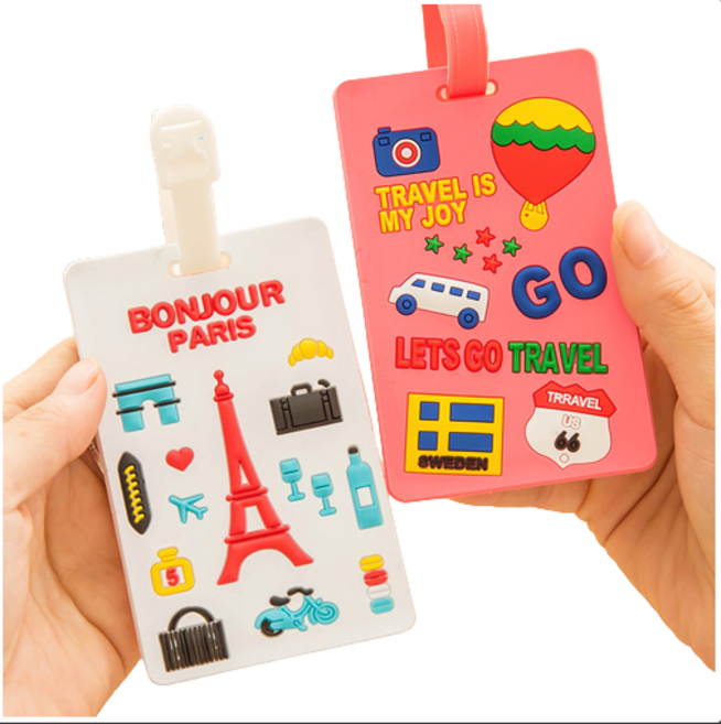 리아의집 캐리어 네임택 이름표 네임카드 2종