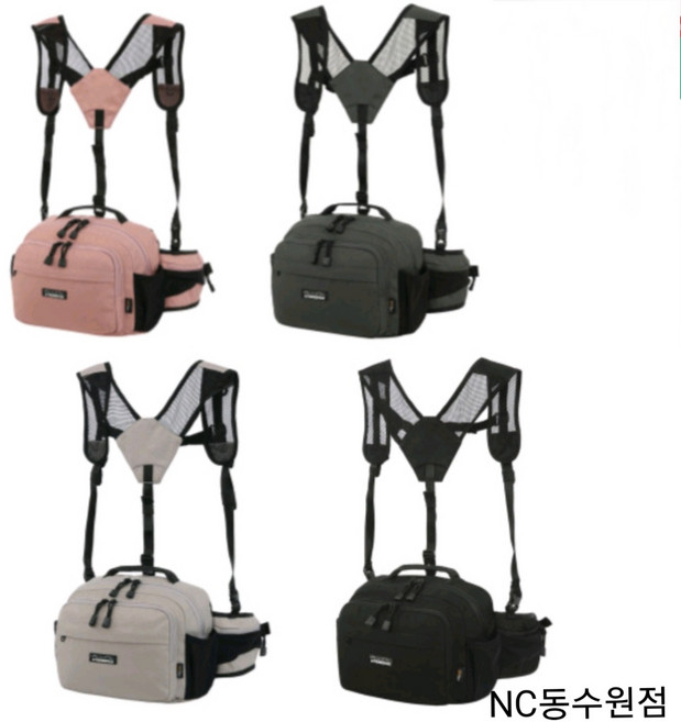 레드페이스_동수원점_어깨멜빵이 분리가가능 어깨에 메거나 멜빵을 분리하여 힙색처러럼사용가능 가벼운산행이나 아웃도어 활동에 적합한 멀티배낭 코듀라로드에스벨트배낭_REEGBPX23100, 베이지