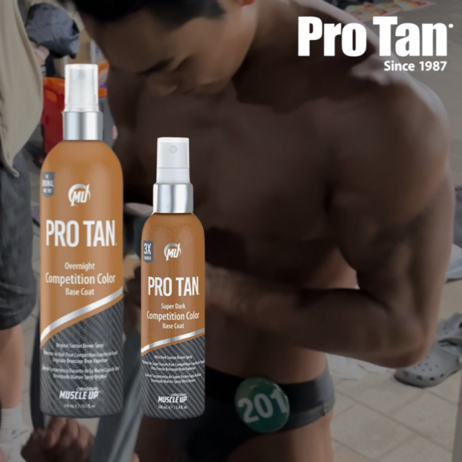 당일배송 프로탄 대회용 탄 오버나이트 컴페티션 컬러 (스폰지 포함), 1개, 250ml