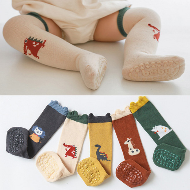 남아 여아 피콧 가을 겨울 반양말 공룡 니삭스