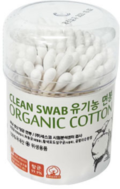 풍성 국산 항균면봉(원형) 100P /무형광/순면면봉/, 100개입, 1개