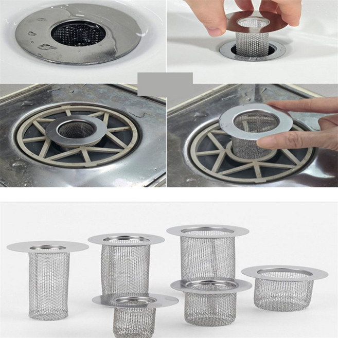 미니배수구망 화장실배수구거름망, 4 x 8cm