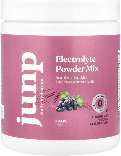 효과가 좋은 JUNP Hydration 전해질 분말믹스 포도 맛 423g(14.9oz) 최저가격, JUNPHydration전해질분말믹스포도맛423g149, 423g, 1개 - 쿠팡