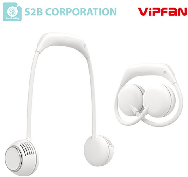 어린이선풍기 VIPFAN 플렉시블 선풍기 V03, 화이트