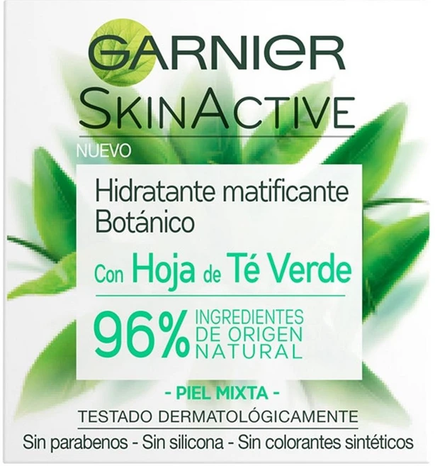 GARNIER 가르니에 스킨 액티브 48h 그린티 매티파잉 모이스처라이징 크림복합피부용이자 50ml 4팩, 1개, 1개입 - 쿠팡
