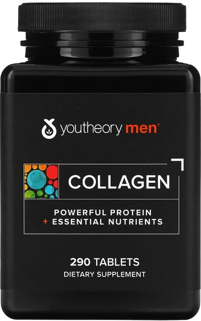 Youtheory 남성용 콜라겐 290정, 1개 - 쿠팡