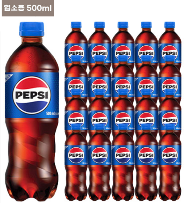 롯데칠성음료 펩시 500ml 20페트 업소용, 20개