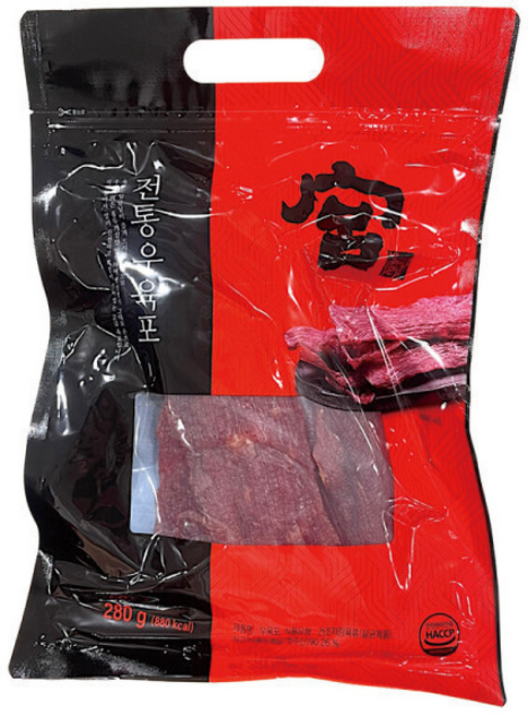 견우푸드 궁 우육포, 280g, 1개