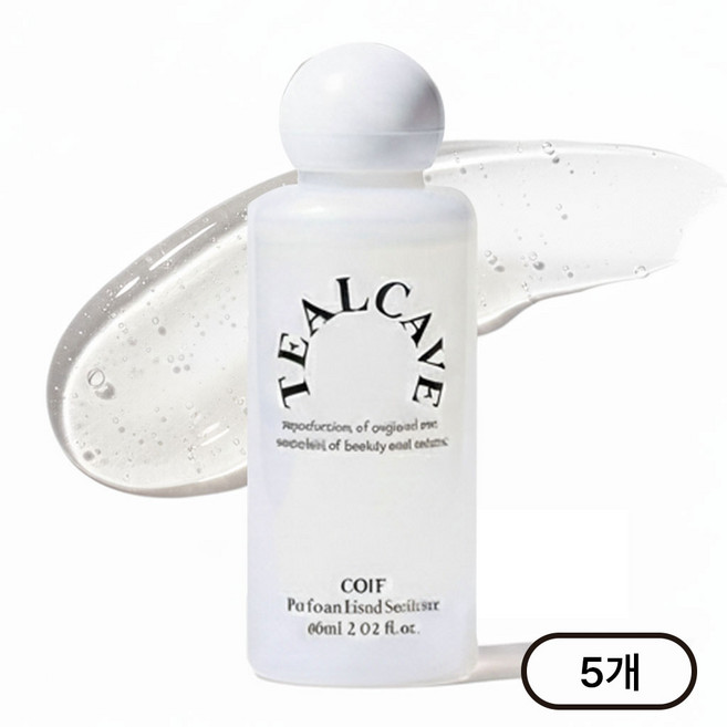 틸케이브 휴대용 손소독제 60ml 1개 3개 세트, 시트러스&우디향 코이프, 5개