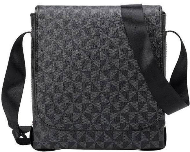 包包 男包 郵差包 斜背包 通勤包 肩背包 收納包 公事包 隨身包 外出包 真皮包包 皮革包包 精品包包, 風車黑色小號