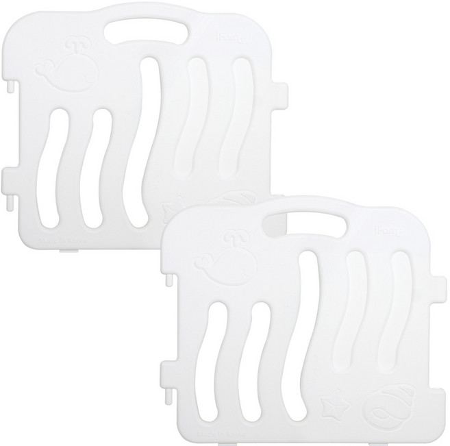 아이팜 쉘 베이비룸 2EA 1세트, 01. 화이트, 1개