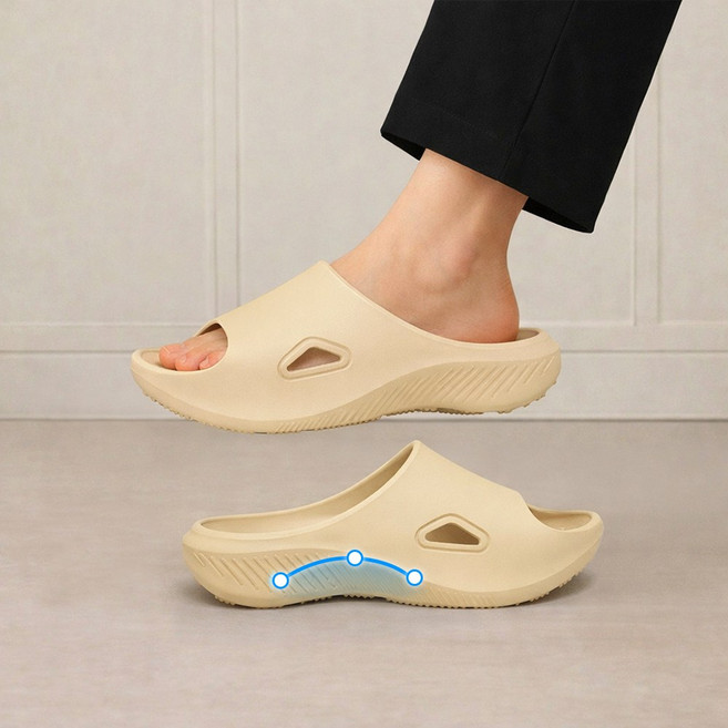 피티즘 발편한 족저근막 아치 슬리퍼 사무실 실내화