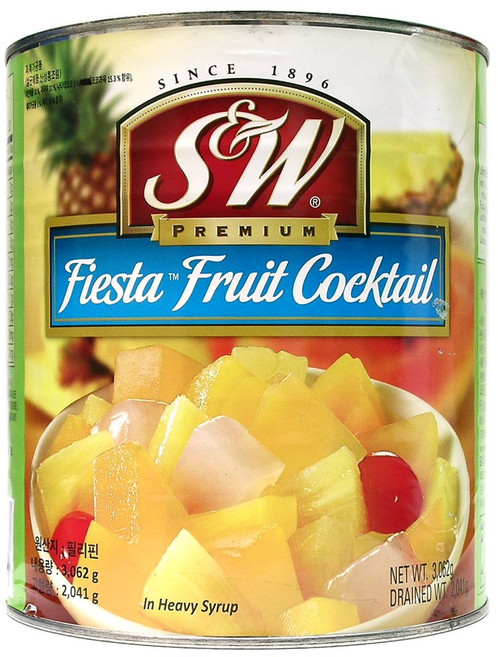 에스앤더블유 프리미엄 피에스타 후르츠 칵테일, 3.062kg, 1개