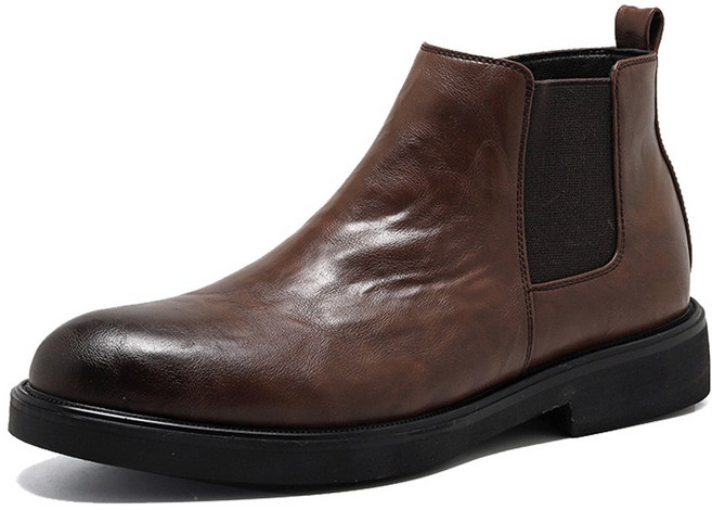 [ 보이앤맨 ] 남자 첼시 앵글 부츠 남성 웰트화 로우탑 캐주얼화 하이탑 슈즈