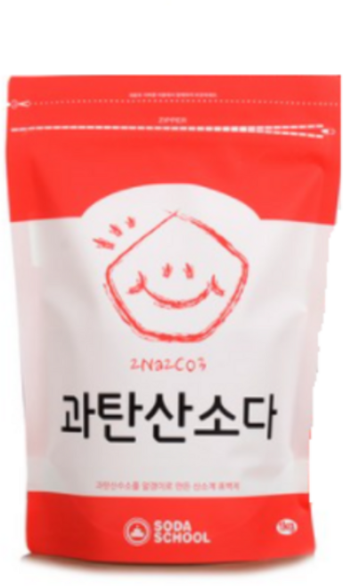 소다스쿨 산소계 표백제 과탄산소다, 1kg, 1개