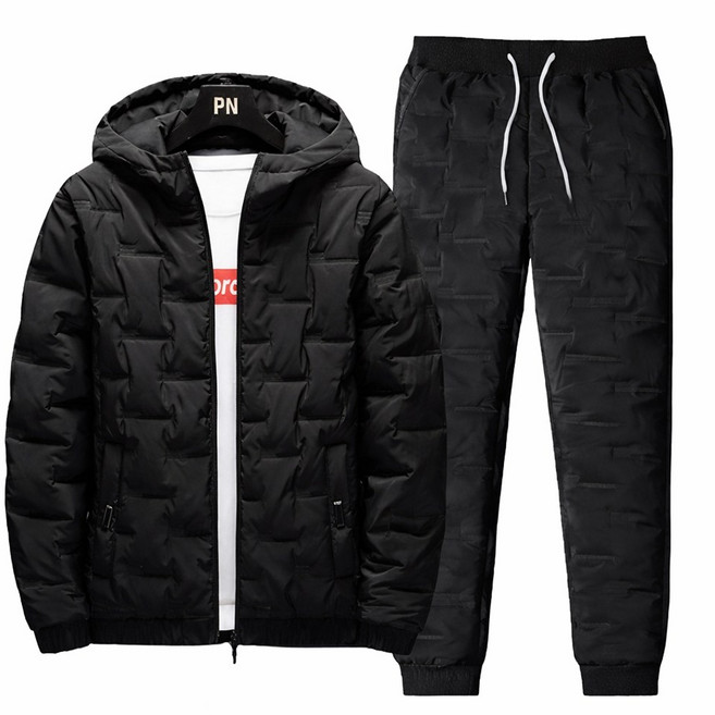 차쿠 남성 겨울 패딩 상하세트 작업복 츄리닝 트레이닝 솜바지 방한점퍼