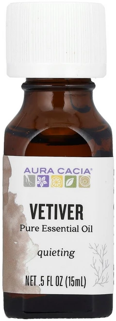 아우라카시아 순수 에센셜 오일 베티버 15ml(0.5fl oz), AUR91141, 1개, 15ml - 쿠팡