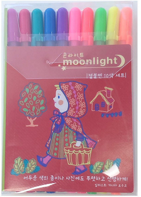 사쿠라 사쿠라 겔리롤 문라이트 젤펜 (10색세트), 단품, 1개