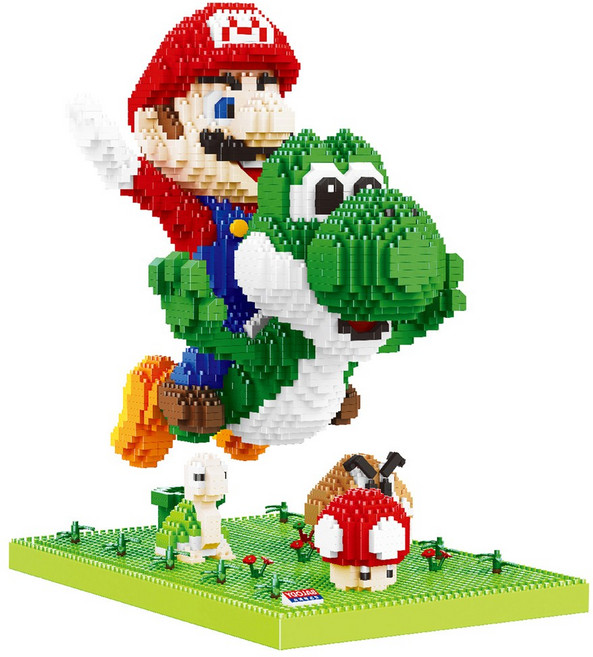 [알꿀밤-나노블럭-수리공] LP빅 날으는 요시와 수리공, 1개