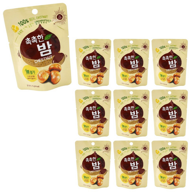 촉촉한 밤, 70g, 10개