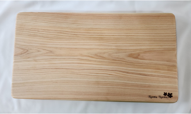 나무나무 친환경 무절 편백통원목도마 (거치대포함), 1개, 우드