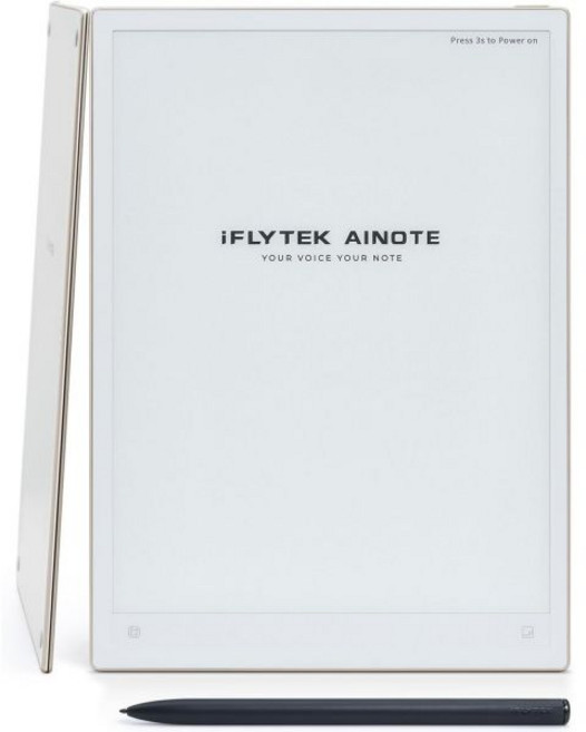 iflytek AINOTE 2 10.65인치 E-Ink 태블릿 4.2mm 초박형 AI 노트 필기 음성-텍스트 변환 업무/회의/학습용 ChatGPT-5 기반 다국어 지원, iflytek AINOTE 2,10.65인치 E-Ink