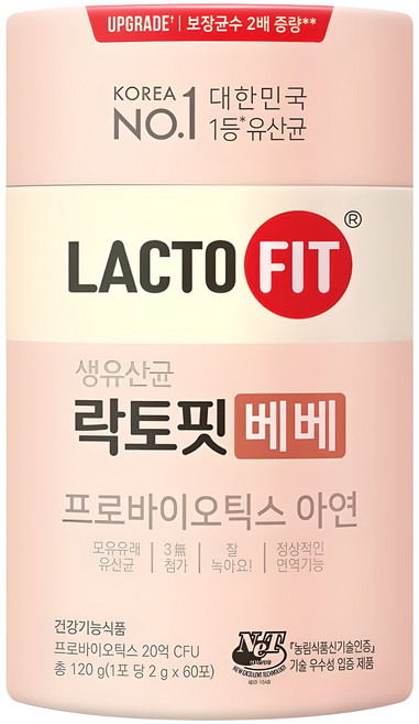 락토핏 베베 유산균, 120g, 1개