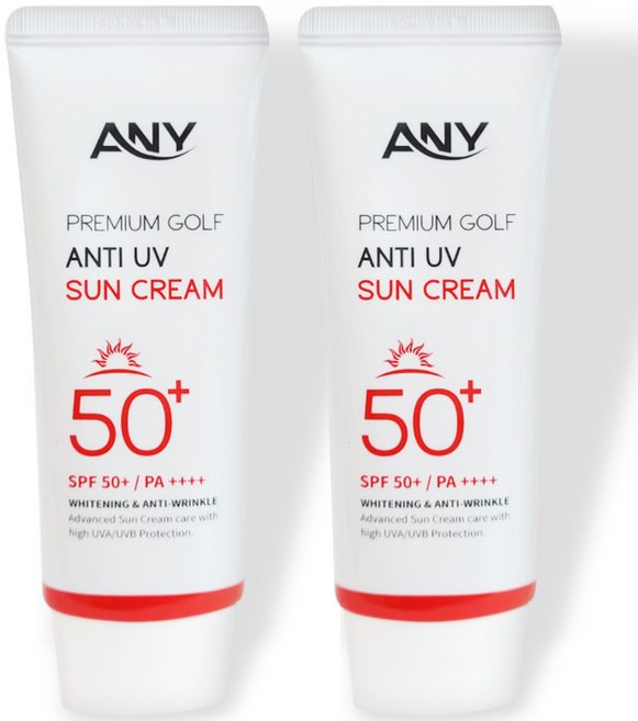 ANY 애니 프리미엄 골드 안티 UV 썬크림, 60ml, 2개