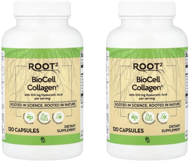 비타코스트 루트2 바이오셀 콜라겐 Vitacost Root2 BioCell Collagen® 120정, 2개 - 쿠팡