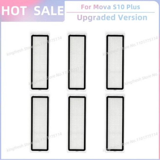 로보락호환소모품 로보락호환액세서리 로보락호환예비부품 Dreame Mova S10 Plus Trouver 로봇 청소기 교체 부품 메인 롤러 사이드 브러시 HEPA 필터 먼지 봉투, 없음, 14) SET N
