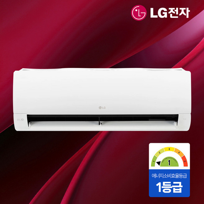LG 엘지 1등급 인버터 7평형 벽걸이 에어컨 SQ07GJ3WES 실외기포함 빠른설치, 일반배관형