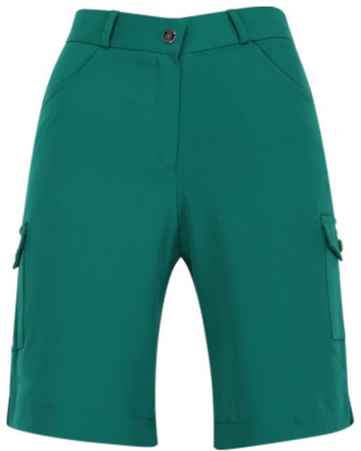 편한 여성 뒷밴딩 옆트임 카고 5부 골프반바지 파3 외출룩 레슨 18홀