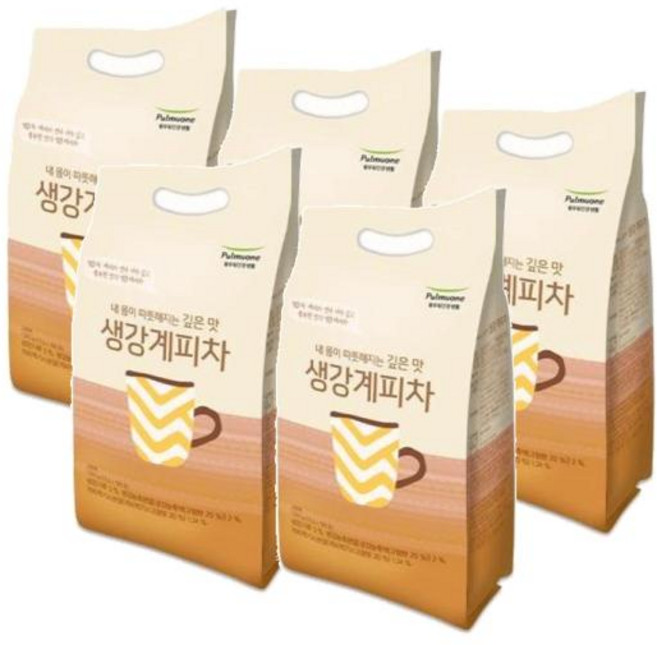 풀무원 생강계피차, 5개, 13g, 100개입