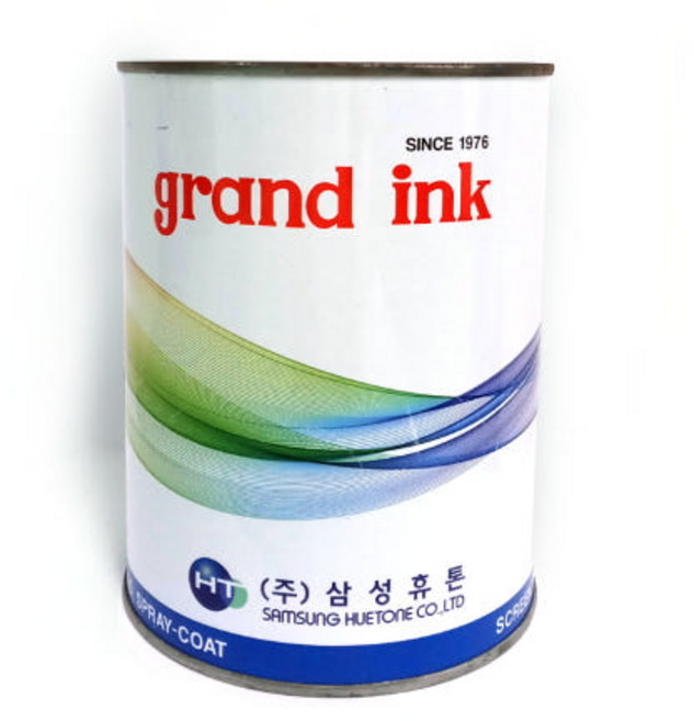 삼성휴톤 ABS 잉크 1kg 실크스크린 인쇄 전용, 실버