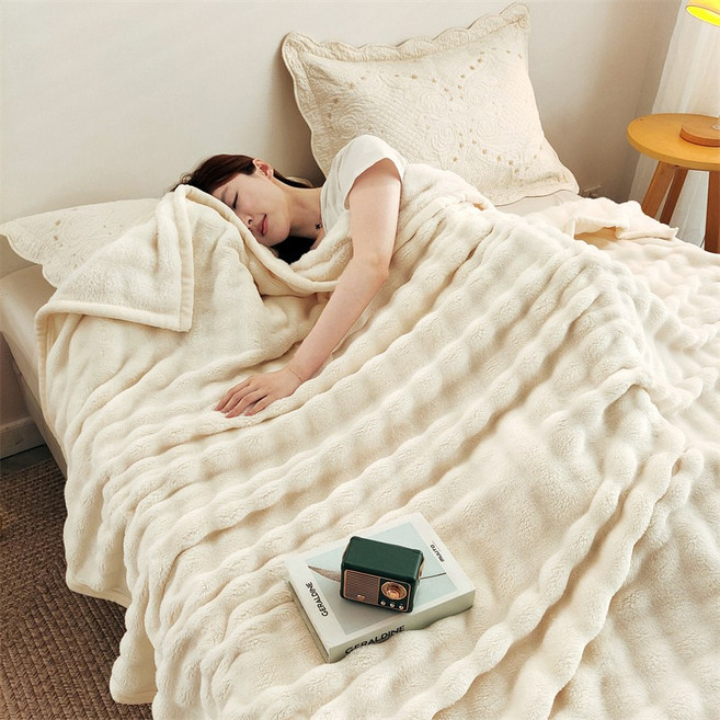 정전기 방지 세탁 가능 극세사 담요 침대 및 소파 겸용 담요 YANGTA