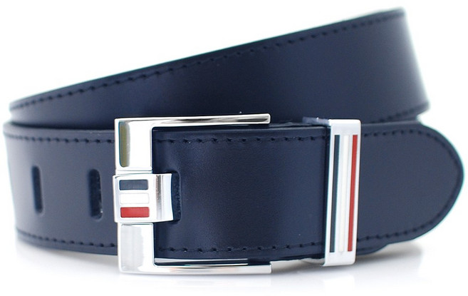 카시니 이탈리아 천연 통가죽 벨트 3.3cm 골프 캐주얼 빅사이즈 가능 (CSBT009) <국내생산>, S, 네이비, 1개