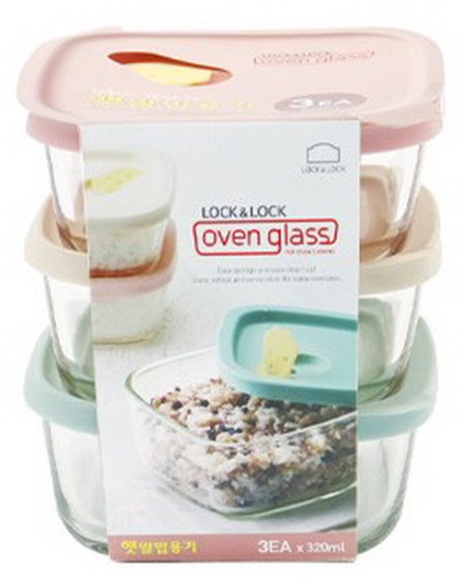 락앤락 오븐글라스 햇쌀밥용기 세트, 6개, 단품