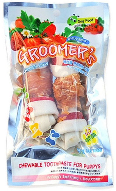 그루머스 치킨우유껌 2p X3개 강아지 애견 간식_ 202675634EA