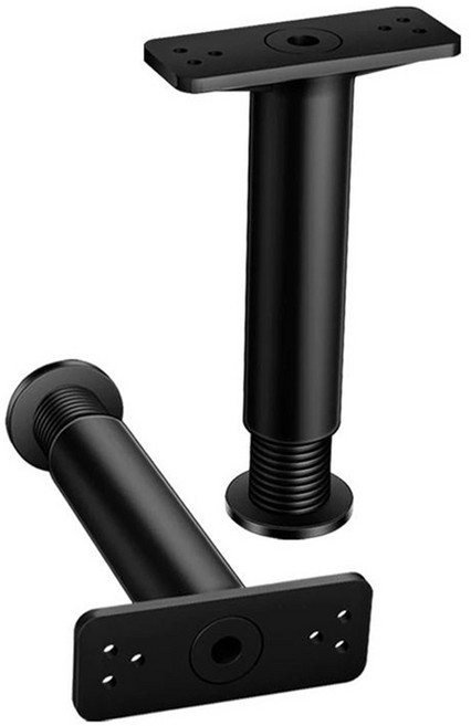 아이베란다 침대다리 보강 높이조절발, D(180-340mm), 2개, 블랙
