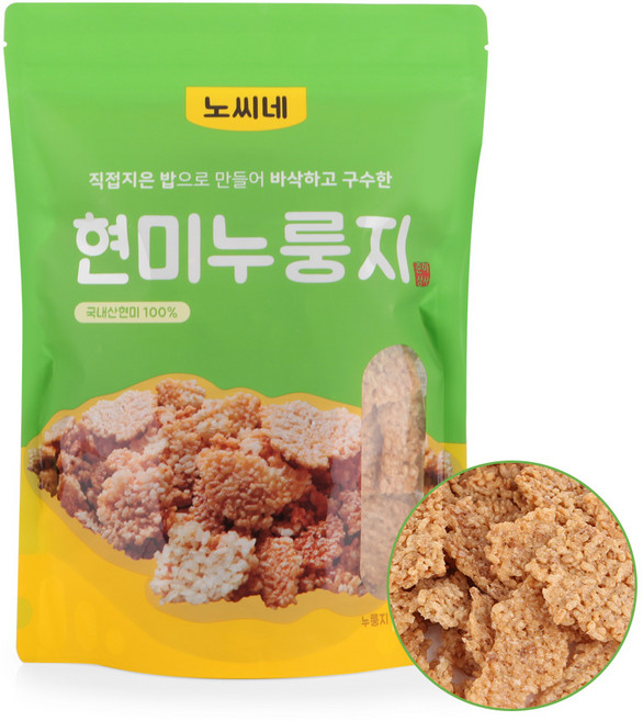 노씨네 현미누룽지 식사 건강 영양 간식 국산 400g, 1개