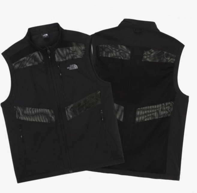 [매장판] 노스페이스 남성 등산 조끼 메쉬플라이 봄 여름 아웃도어 베스트 블랙 NV5V