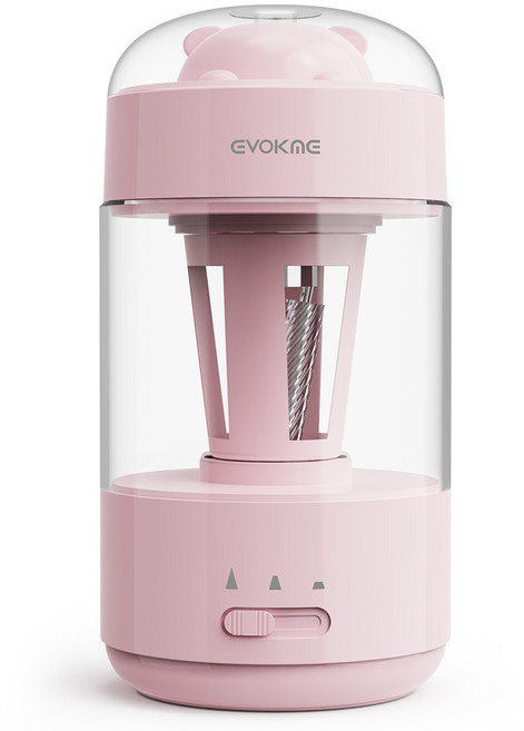 EVOKME 자동상승 연필깎이 스마트 전동연필깎이 3단계 자동연필깍이 올인원 C타입 충전 무선